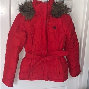 Abercrombie Red Puffer